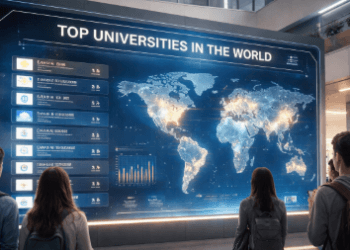 Mahasiswa sedang menganalisis data Peringkat Universitas Terbaik 2026 untuk menentukan pilihan studi yang paling sesuai dengan ambisi karir mereka.