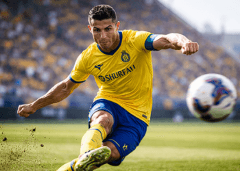 Detik-detik Cristiano Ronaldo mencetak gol ke gawang Al Najma.