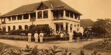 Gambaran suasana perkebunan yang mengawali terbentuknya Sejarah Nama Medan Marelan.