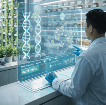 Fasilitas Bank Benih Medan yang menggunakan teknologi penyimpanan suhu rendah dan pendataan cloud untuk menjaga kualitas bibit lokal.