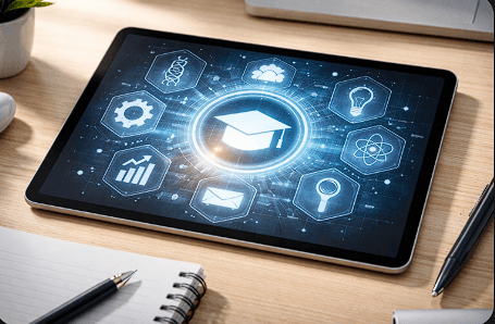 Infografis mengenai bidang studi prioritas dalam beasiswa LPDP yang mendukung pembangunan nasional tahun 2026.