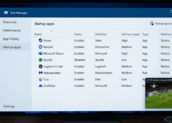 Menerapkan cara mengatur startup apps Windows 11 untuk memastikan koneksi internet dan performa laptop stabil saat streaming.