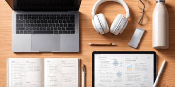 Checklist Persiapan Mahasiswa Baru 2026 yang mencakup perangkat digital dan peralatan pendukung belajar modern.