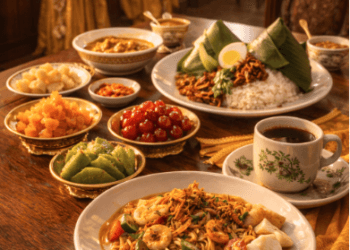 Sajian hidangan khas dengan Cita Rasa Melayu Deli yang sangat kental dengan penggunaan rempah dan santan yang gurih.