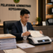 Foto pelamar profesional memindai dokumen pendidikan asli sebagai syarat pendaftaran seleksi aparatur sipil negara kementerian hukum,