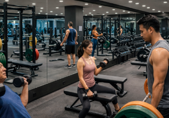 Fasilitas modern yang tersedia di salah satu Pusat Olahraga Medan Helvetia.