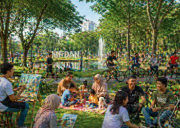 Kegiatan luar ruangan yang mempererat hubungan antar anggota Komunitas di Kota Ujung Gaperta.