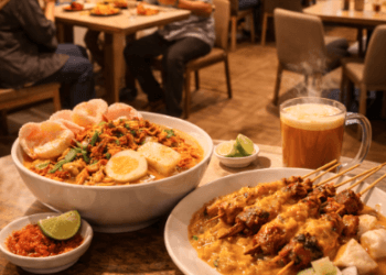 Sajian makanan lezat di salah satu Destinasi Kuliner Halal Medan yang memberikan rasa aman dan nyaman bagi pengunjung muslim.