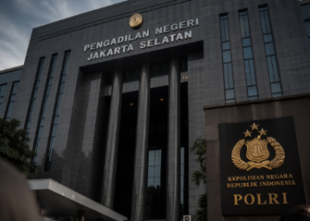 Gedung Mapolda Sumut tempat berlangsungnya pemeriksaan terkait Dugaan Korupsi Pembangunan Pasar Ikan di Sibolga.