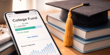 Mahasiswa sedang menghitung estimasi Biaya Kuliah Universitas menggunakan aplikasi keuangan digital agar anggaran tetap terkontrol.