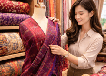 Keindahan ragam motif budaya pada koleksi Grosir Kain Batik dan Etnik Medan yang memadukan unsur tradisional dan tren modern.