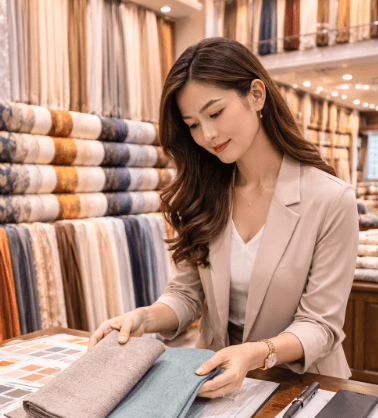 Pilihan motif mewah untuk kebutuhan kain gorden dan interior di Pusat Pasar Medan yang sangat lengkap.