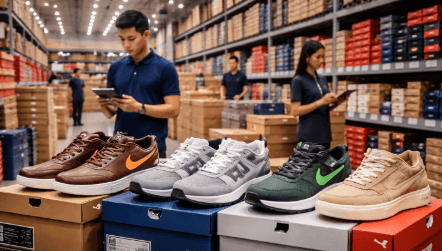 Stok melimpah di Grosir Sepatu Impor Medan yang menyediakan berbagai merek alas kaki internasional dengan harga terjangkau.