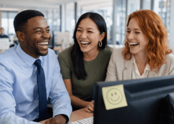 Penerapan Ide Lelucon Aman di Kantor guna menciptakan lingkungan kerja yang harmonis dan meningkatkan semangat kolaborasi antar karyawan harian.