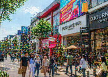 Aktivitas ekonomi warga yang menunjukkan besarnya Peluang Bisnis di Kota Ujung Gaperta.