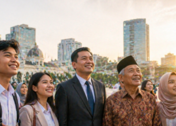 Potret kebersamaan yang merefleksikan optimisme dan Harapan Warga Medan Tahun 2027.