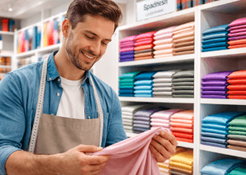 Stok warna lengkap kain kaos di Medan untuk bahan baku kaos distro dan pakaian olahraga.