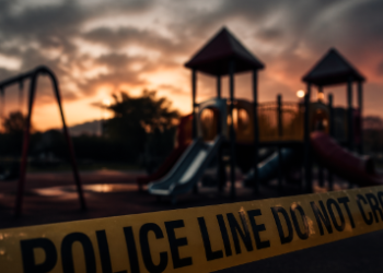 Garis polisi di lokasi kejadian guna mengamankan barang bukti Kasus Penculikan Anak 2026.