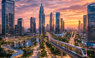 Visualisasi megah mengenai Masa Depan Medan sebagai kota metropolitan kelas dunia.