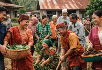 Kegiatan sosial kemasyarakatan yang memperkuat Kearifan Lokal Tanjung Morawa.
