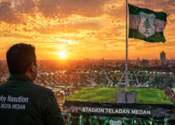 Simbol harapan dan fajar baru yang menandai dimulainya Kejayaan PSMS Medan 2026.