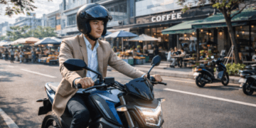 Penggunaan Motor Listrik Medan oleh warga untuk aktivitas harian guna menghemat pengeluaran bahan bakar dan menjaga kebersihan udara.