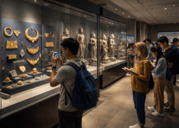 Koleksi artefak berharga yang tersimpan rapi di dalam Museum di Medan.