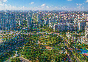 Pemandangan infrastruktur modern di kawasan yang menyandang gelar Kota Terpopuler di Medan.