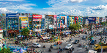 Geliat aktivitas ekonomi yang menunjukkan besarnya Potensi Kawasan Medan Marelan.