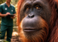 Pemantauan kesehatan orangutan di habitat aslinya guna memastikan kelangsungan hidup populasi primata.