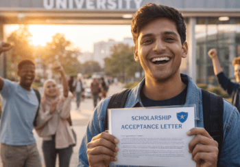 Mahasiswa yang berhasil mendapatkan Beasiswa Universitas 2026 sebagai hasil dari persiapan yang matang dan prestasi akademik.