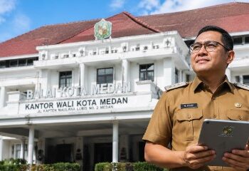 Kantor Wali Kota Medan dan calon peserta seleksi CPNS Medan 2026