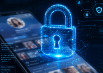 Penerapan sistem Keamanan Digital Anak Korban guna melindungi privasi keluarga dari ancaman orang asing di internet.