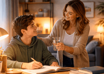 Bentuk dukungan emosional orang tua kepada anak yang sedang mempersiapkan diri menghadapi ujian TKA.