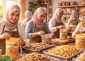 Aktivitas para pelaku UMKM dalam industri pengolahan ikan Medan yang memproduksi produk unggulan bernilai ekonomi tinggi.