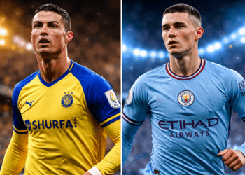 Perbandingan visual antara kekuatan Al Nassr dan tim elit Eropa.