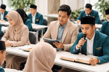 Suasana pemusatan latihan sebagai bagian dari persiapan kafilah Medan yang sangat intensif.