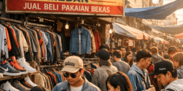 Keseruan anak muda saat berburu pakaian unik di Pusat Thrifting Terbesar Medan yang sangat legendaris.