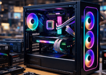 Proses perakitan unit Rakitan PC Medan menggunakan komponen generasi terbaru untuk performa gaming dan produktivitas maksimal.