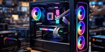 Proses perakitan unit Rakitan PC Medan menggunakan komponen generasi terbaru untuk performa gaming dan produktivitas maksimal.