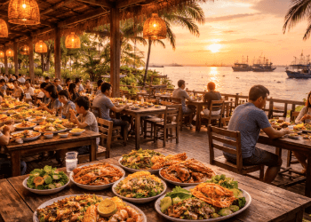 Pilihan Restoran Seafood di Belawan yang menawarkan pemandangan laut yang indah serta berbagai menu hasil laut yang masih sangat segar.