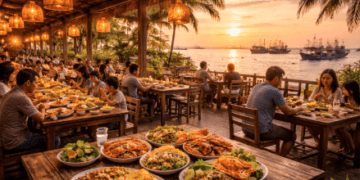 Pilihan Restoran Seafood di Belawan yang menawarkan pemandangan laut yang indah serta berbagai menu hasil laut yang masih sangat segar.