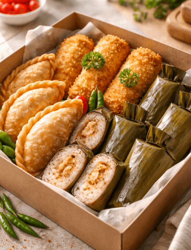 Aneka pilihan resep camilan asin snack box yang menggugah selera untuk acara keluarga.