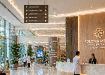 Interior salah satu fasilitas utama dalam ekosistem Layanan Kesehatan Polonia Medan.