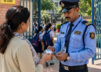 Penerapan Prosedur Penjemputan Anak Sekolah menggunakan sistem verifikasi identitas guna menjamin keamanan siswa.