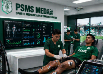 Fasilitas medis modern sebagai bentuk nyata dari program Mitigasi Risiko PSMS Medan terhadap ancaman cedera pemain.