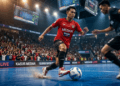 Pemain Timnas Futsal Indonesia saat berlaga di Kejuaraan ASEAN Futsal 2026 melawan Brunei Darussalam.