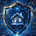 Visualisasi tips keamanan smart home AI 2026 yang melindungi sistem rumah pintar dari serangan siber.