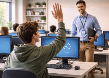 Langkah penanganan cepat saat menghadapi gangguan teknis pada perangkat komputer selama ujian berlangsung.