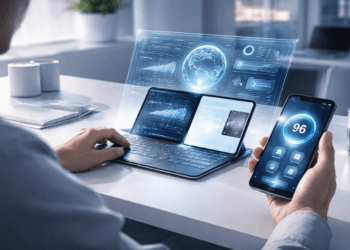 Visualisasi tips dan trik seputar teknologi masa depan yang canggih.